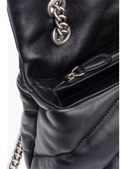 Borsa a tracolla media Love Bag Puff in nappa trapuntata con catena PINKO | 100038A0F2/Z99O